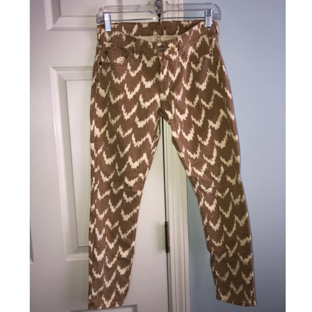 7 For All Mankind Cropped Skinny Jean